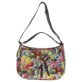 Borsa tote Christian Dior Saddle Collaborazione Kenny Scharf