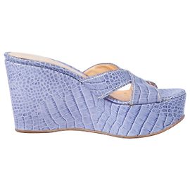 Leder-Wedge von Sergio Rossi