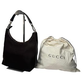 Borsa in tela Gucci vintage viola