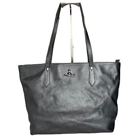 Bolso de cuero vintage Vivienne Westwood antracita