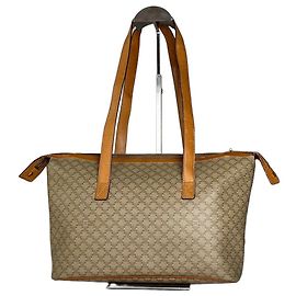 Céline Borsa a mano in pelle monogramma Celine Paris vintage beige marrone