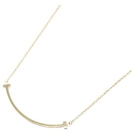 Collana T Smile in Oro Giallo di Tiffany & Co.