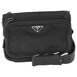 Marsupio Prada Saffiano in nylon nero