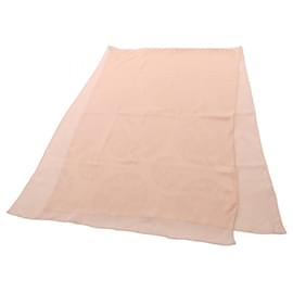Stola in chiffon rosa New Libris in seta di Hermès