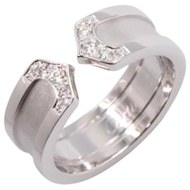 Bague Cartier C2 en diamant en or blanc 18K