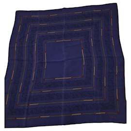 Gucci Blaues Seidentuch mit Paisley-Muster