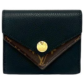 Billetera de cuero plegable Louis Vuitton