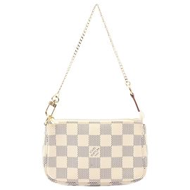 Mini Pochette Accessoires Damier Azur Bianco Louis Vuitton