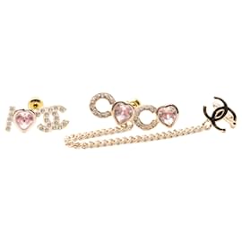 Orecchini a cuffia I Heart CC Coco in oro placcato Chanel