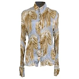 Bedruckte Button-Up-Hemd von Acne Studios aus mehrfarbiger Viskose