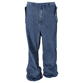 Dion Lee Parachute Wide-leg Jeans in Light Blue Cotton - Autre Marque