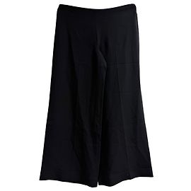 Theory Cropped-Hosen aus schwarzem Acetat