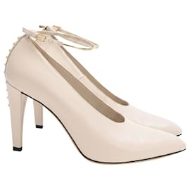 Pumps Fendi Filo 95mm in pelle beige