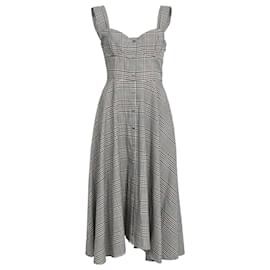 Vestido Midi Inda de Staud en Poliéster Gris