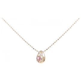 Autre Marque Collar de diamante de turmalina en oro rosa K10