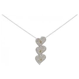 Autre Marque Collana in diamante in oro bianco Au750