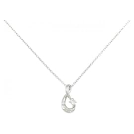 Pt900 Pt850 Diamond Necklace - Autre Marque