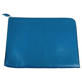 Borsa Clutch Blu Hermès
