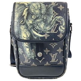 Borsa a Spalla Pochette Savane Monogramma Navy Louis Vuitton