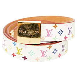 Louis Vuitton Monogram Multicolor Quadratische Gürtelschnalle