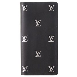 Portafoglio Lungo Louis Vuitton in Pelle Nera