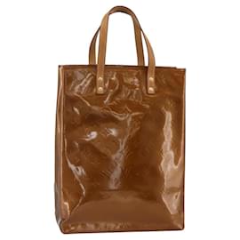 LOUIS VUITTON Borsa a Mano Monogram Vernis Reade MM Bronzo M91143 LV Auth YKZ889 - Louis Vuitton