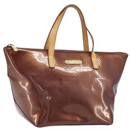 LOUIS VUITTON Monogram Vernis Bellevue GM Tote Bag Violet M93588 LV Auth YKZ544