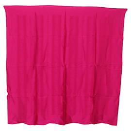 CHANEL Schal Seide Rosa CC Auth 174657A - Chanel
