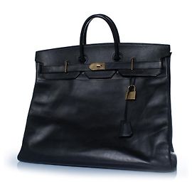 Hermès, rara vintage 50 Hermès Hac in nero