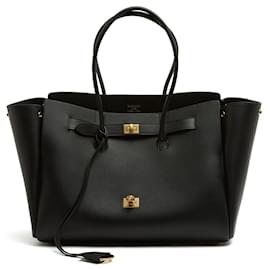 Borsa in Pelle Balenciaga 2025 Bel Air Media Nera Nuova