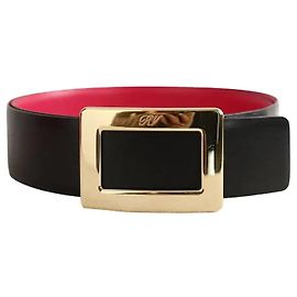 Roger Vivier Cintura in pelle nera