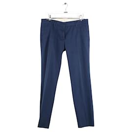 Prada Navy Blue Straight Wool Trousers Grey ref.2597214 - Joli Closet