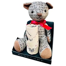 Orsetto di peluche Burberry con sciarpa