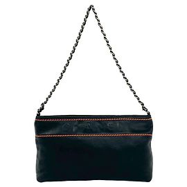 Borsa a tracolla in pelle di agnello vintage Chanel