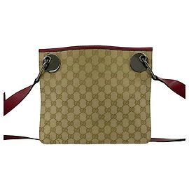 Borsa a Spalla in Tela Monogramma GG Gucci in Pelle