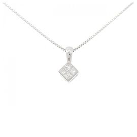 Autre Marque Collana in diamante in oro bianco Au750