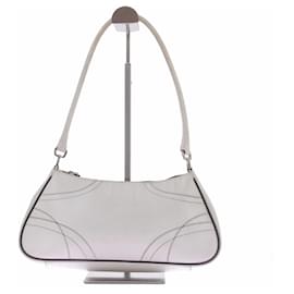 Borsa hobo Prada in pelle bianca