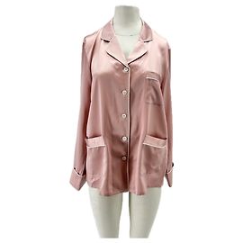 Autre Marque Camisa de seda rosa LILYSILK M
