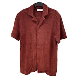 Autre Marque Camicia in spugna bordeaux