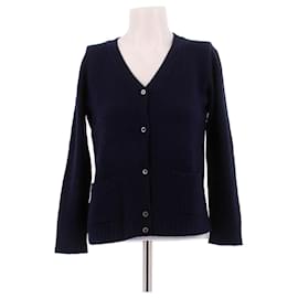 Cardigan marine en laine - Prada