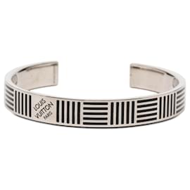Pulsera de latón plateado Damier Colors Louis Vuitton