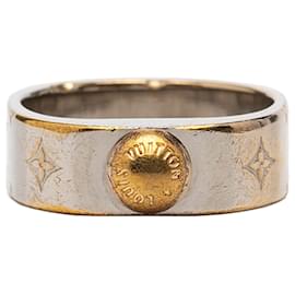 Louis Vuitton Nanogram Ring aus silbernem Messing