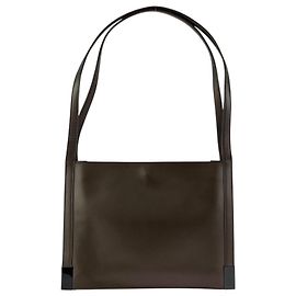 Gucci Metallic braune Leder Schultertasche