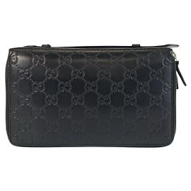 Portafoglio Organizer in Pelle Gucci Nero