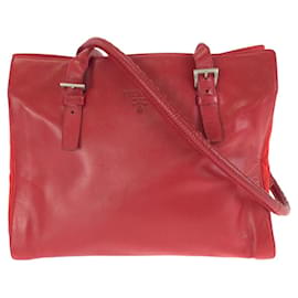 Prada Tessuto Leder Nylon Schultertasche