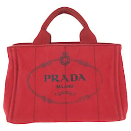 Prada Canapa Canvas Tote Bag