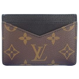 Estuche para tarjetas Monogram Macassar Louis Vuitton