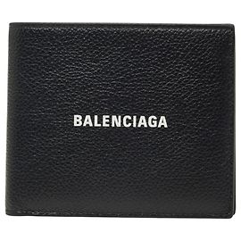 Portafoglio bi-fold con logo Balenciaga