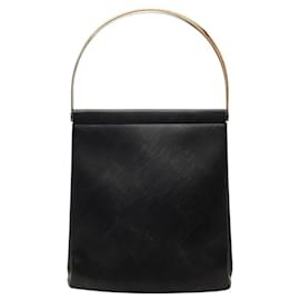 Borsa a mano in pelle nera Trinity di Cartier