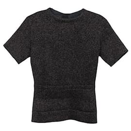 Top Marc Jacobs Lana Lurex Metálica Gris M